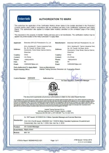 ETL Certificate