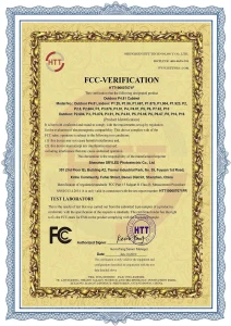 SRYLED FCC Certificate