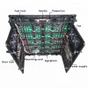 perimeter LED display cabinet details
