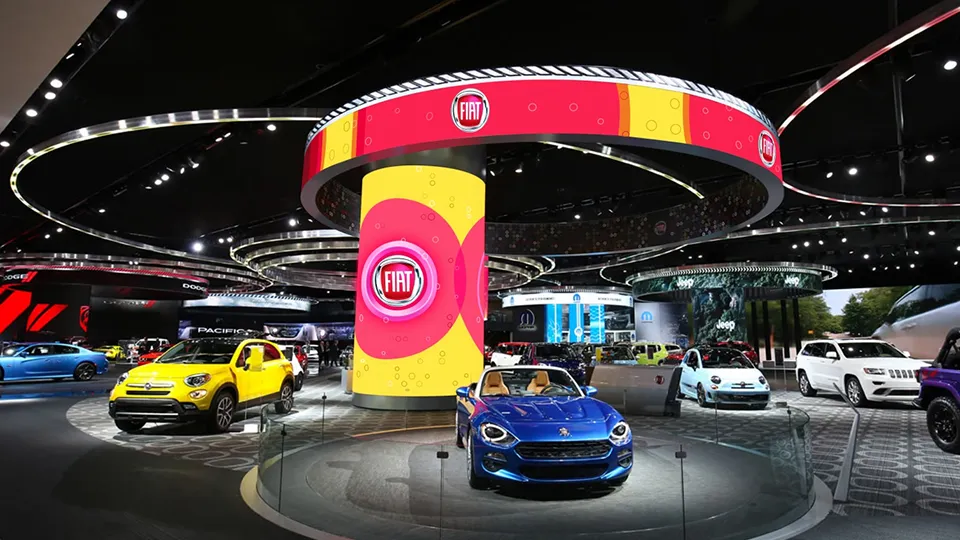 Auto Show Flexible LED display