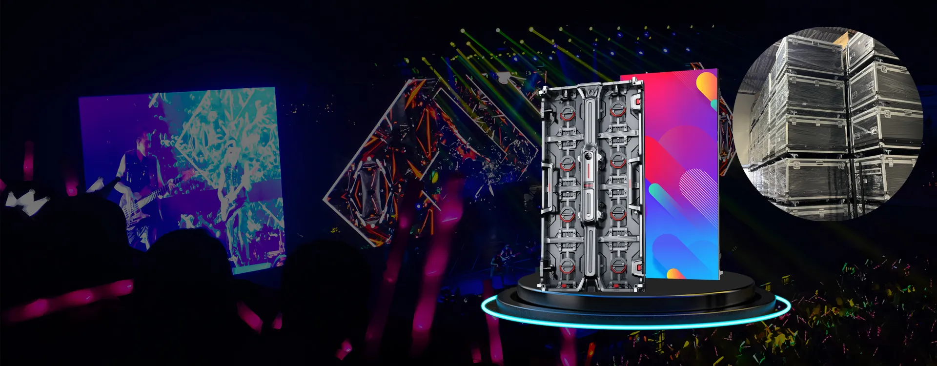 SRYLED LED display warehouses in the U.S. and Mexico