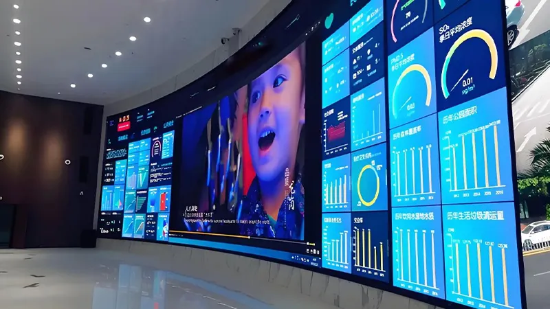 Fine pitch LED video wall