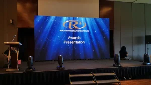 Indoor LED video wall