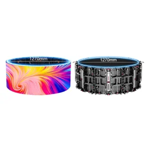 Flexible(Curved) LED display panel