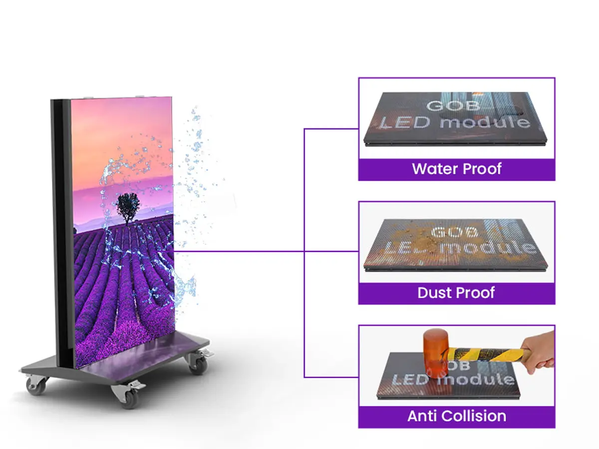 GOB Waterproof LED Poster Screen