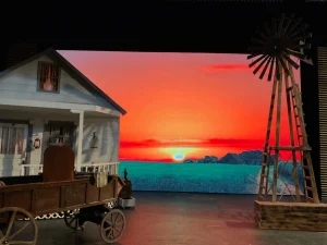 60㎡ P3.91 Indoor LED Stage Backdrop Screen at a Performing Arts Center in Florida, USA
