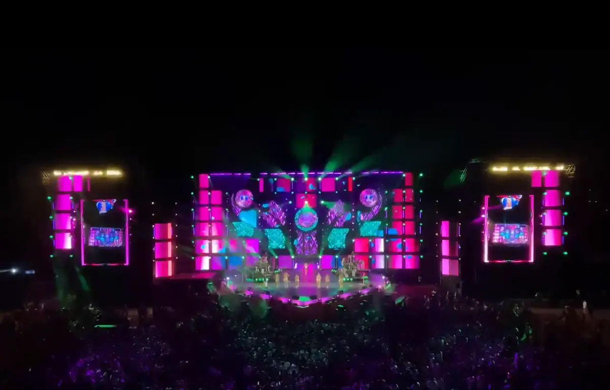 500sqm P3.91 Main Stage Screen at the Outdoor Music Festival