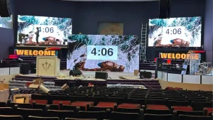 Church Stage Screens and Indoor Wall-Mounted Screens