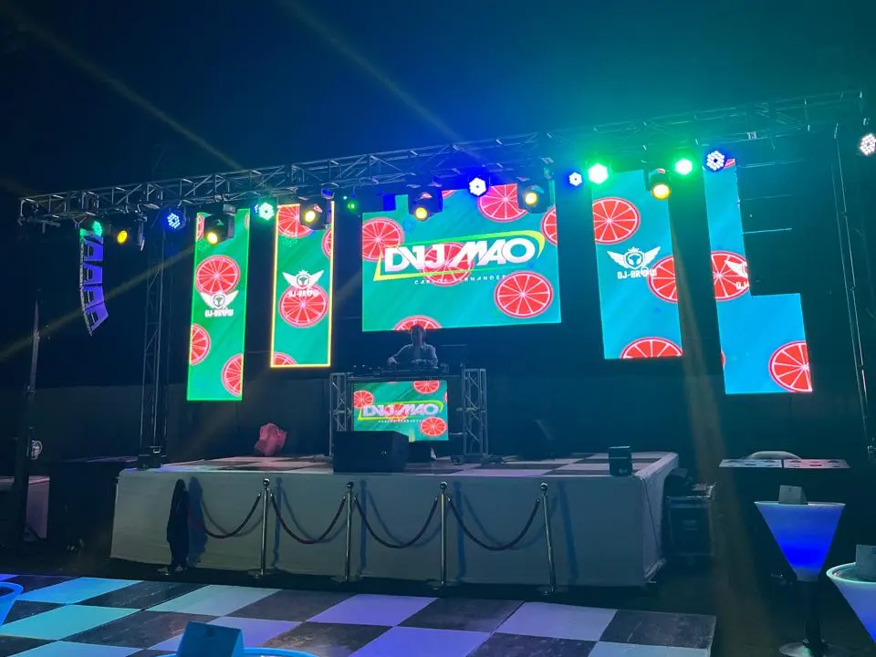 Chile Music Festival, 42 m² outdoor LED screen