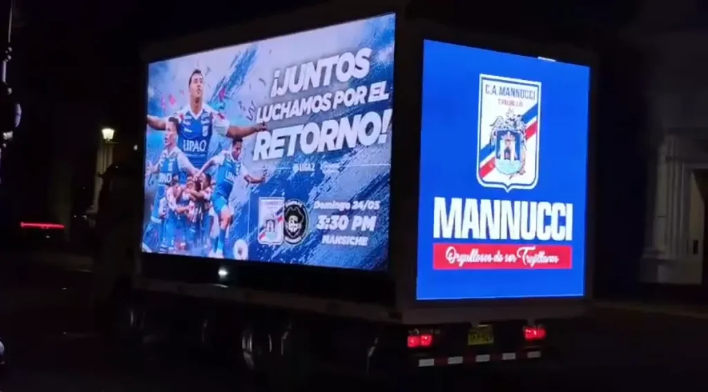 Pantalla para camión de 20 m² de la serie RA-P3.91