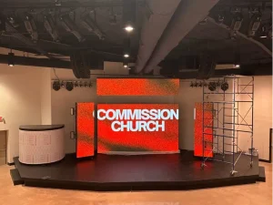 Texas Church Project 30㎡ P1.95 Indoor LED Screen