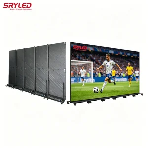 Multiple poster screens seamless spliced into one large screen